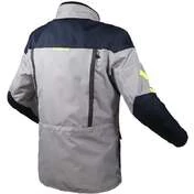 Motorcycle Fabric Jacket Ls2 METROPOLIS EVO Removable Titanium Blue Yellow Fluo