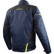 LS2 Endurance Man Technical Motorcycle Jacket Blue Black Yellow Fluo
