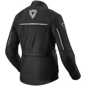 Rev'it VOLTIAC 2 LADIES Touring Fabric Women's Motorcycle Jacket Black Silver