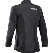 Woman Motorcycle Jacket In Ixon SLASH LADY Black Silver Fabric