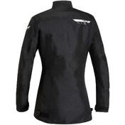 Woman Motorcycle Jacket In Ixon SLASH LADY Black White Fabric