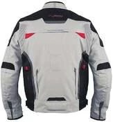 Moto jacket Fabric A-Pro Silver Sport Booster