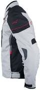 Moto jacket Fabric A-Pro Silver Sport Booster