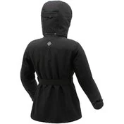 Women's Motorcycle Jacket in Tucano Urbano CORTINA Black Lamiter Fabric