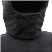 Women's Motorcycle Jacket in Tucano Urbano CORTINA Black Lamiter Fabric