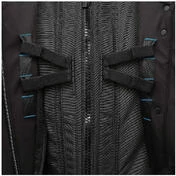Women's Motorcycle Jacket in Tucano Urbano CORTINA Black Lamiter Fabric