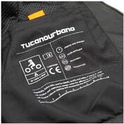 Tucano Urbano Perforated Motorcycle Jacket NETWORK LADY 3G Black Black