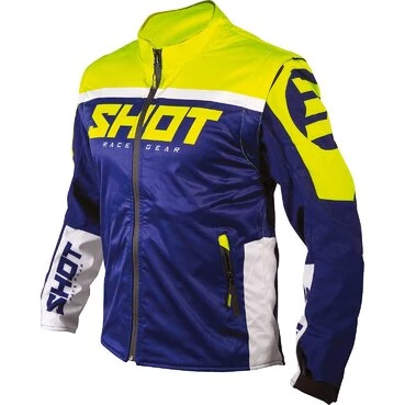 Shot SoftShell Lite 2.0 Waterproof мотокуртка Blue Yellow