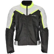 Technical Motorcycle Jacket in Acerbis X-MAT CE Gray Yellow Fabric