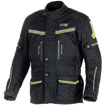 Gms TERRA ECO Touring Motorcycle мотокуртка Black Yellow