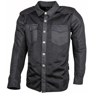 Casual Motorcycle Shirt GMS LYNX Black