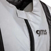 Reflective Motorcycle Vest Gms LUX Reflective Gray