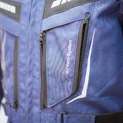 Touring Motorcycle Jacket Gms TRACK LIGHT Blue Black