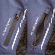 Touring Motorcycle Jacket Gms TRACK LIGHT Blue Black