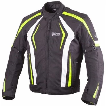 Gms PACE Black White Yellow Sport Motorcycle мотокуртка