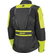 Motorcycle Jacket In Hevik Touring STELVIO Fabric Black Yellow