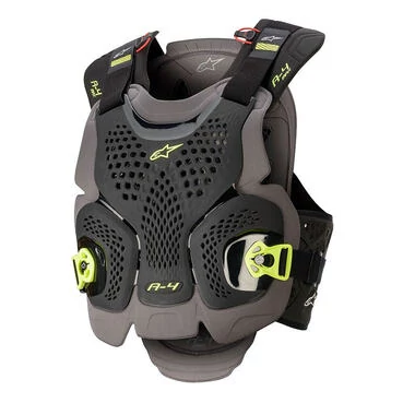 Alpinestars A-4 Max Chest Protection Black Yellow Желтый
