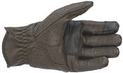 Motorcycle Gloves In Custom Leather Perforated Oscar By Alpinestars RAYBURN v2 Tobacco Brown