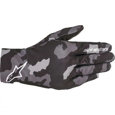 Alpinestars YOUTH REEF Kid's MOto мотоперчатки Black Gray Camo