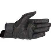 Alpinestars BOOSTER V2 Black Leather Motorcycle Gloves