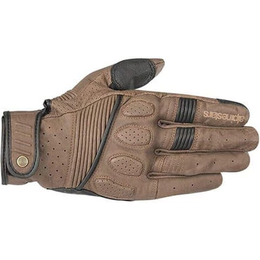 Alpinestars CRAZY EIGHT Brown Black Motorcycle Gloves