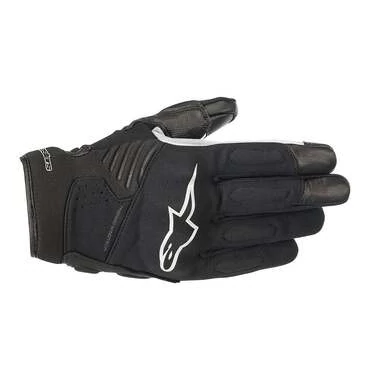 Alpinestars Faster Gloves Black White Белый