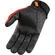 Icon ANTHEM 2 STEALTH Red Fabric Motorcycle Gloves