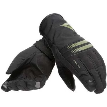 Women's Motorcycle мотоперчатки Dainese PLAZA 3 LADY D-DRY Black Bronze Green