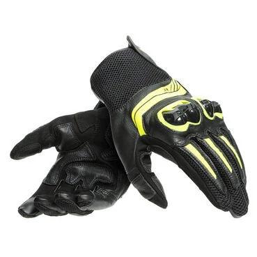 Dainese Mig 3 Gloves Black Yellow Fluo Желтый