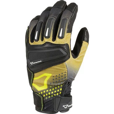 Macna Jugo Lady мотоперчатки Black Yellow Fluo Желтый