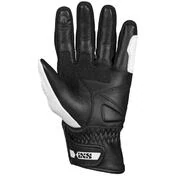 Women's Sports Motorcycle Gloves In Ixs Sport TALURA 3.0 White Black Leather