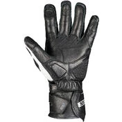 Ixs RS-200 3.0 Sport Leather Motorcycle Gloves White Black