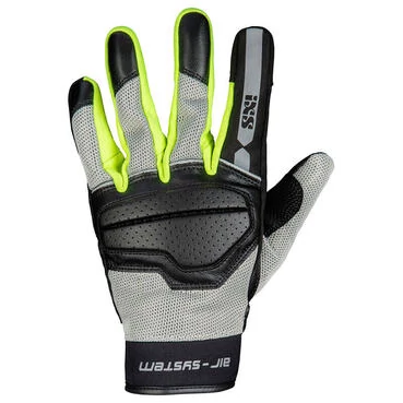 Ixs Classic Evo Air мотоперчатки Black Grey Yellow Серый