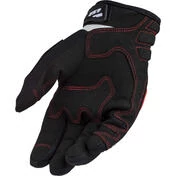 LS2 SILVA MAN Fabric Motorcycle Gloves Black Red