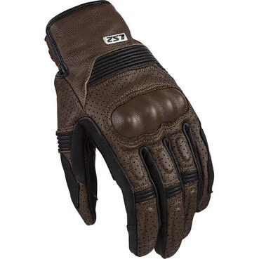 Ls2 Duster CE Brown Summer Leather Motorcycle мотоперчатки