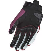 Ls2 DART 2 LADY Fabric Motorcycle Gloves Black Red Grey