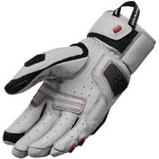 Motorcycle Gloves Woman Touring Rev'it SAND 4 Ladies Light Gray Black