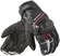 Rev'it CHICANE Black Red Leather Motorcycle Gloves