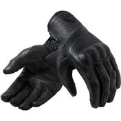 Rev'it HAWK Ladies Black Leather Motorcycle мотоперчатки