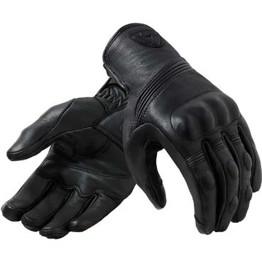 Rev'it HAWK Ladies Black Leather Motorcycle мотоперчатки