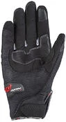 Ixon RS RUN Leather and Fabric Motorcycle Gloves Black White