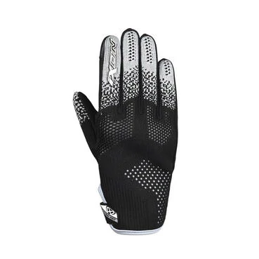 Ixon Ixflow Knit Lady мотоперчатки Black Silver Белый