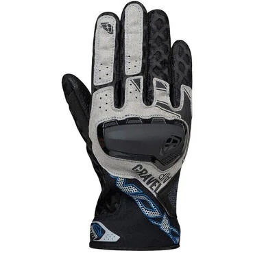 Ixon GRAVEL AIR Summer Motorcycle мотоперчатки Black Gray Blue