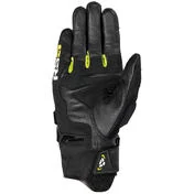 Ixon RS5 AIR Summer Leather Gloves Black Bright Yellow