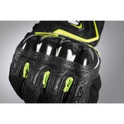 Ixon RS5 AIR Summer Leather Gloves Black Bright Yellow
