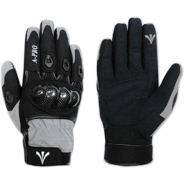 Motorcycle мотоперчатки In American-Pro PRESTIGE Black Gray Fabric