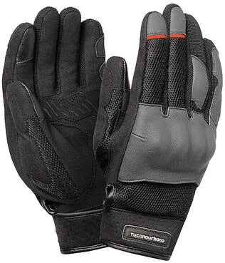 Motorcycle мотоперчатки with Tucano Urbano MRK Pro Gray protections