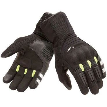 Motorcycle мотоперчатки Fabric Tur Model TR-P Black Yellow
