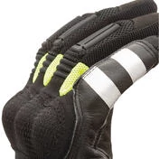 Motorcycle Gloves Fabric Tur Model TR-P Black Yellow