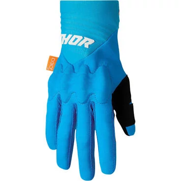 Thor Cross Enduro Motorcycle мотоперчатки REBOUND Blue White